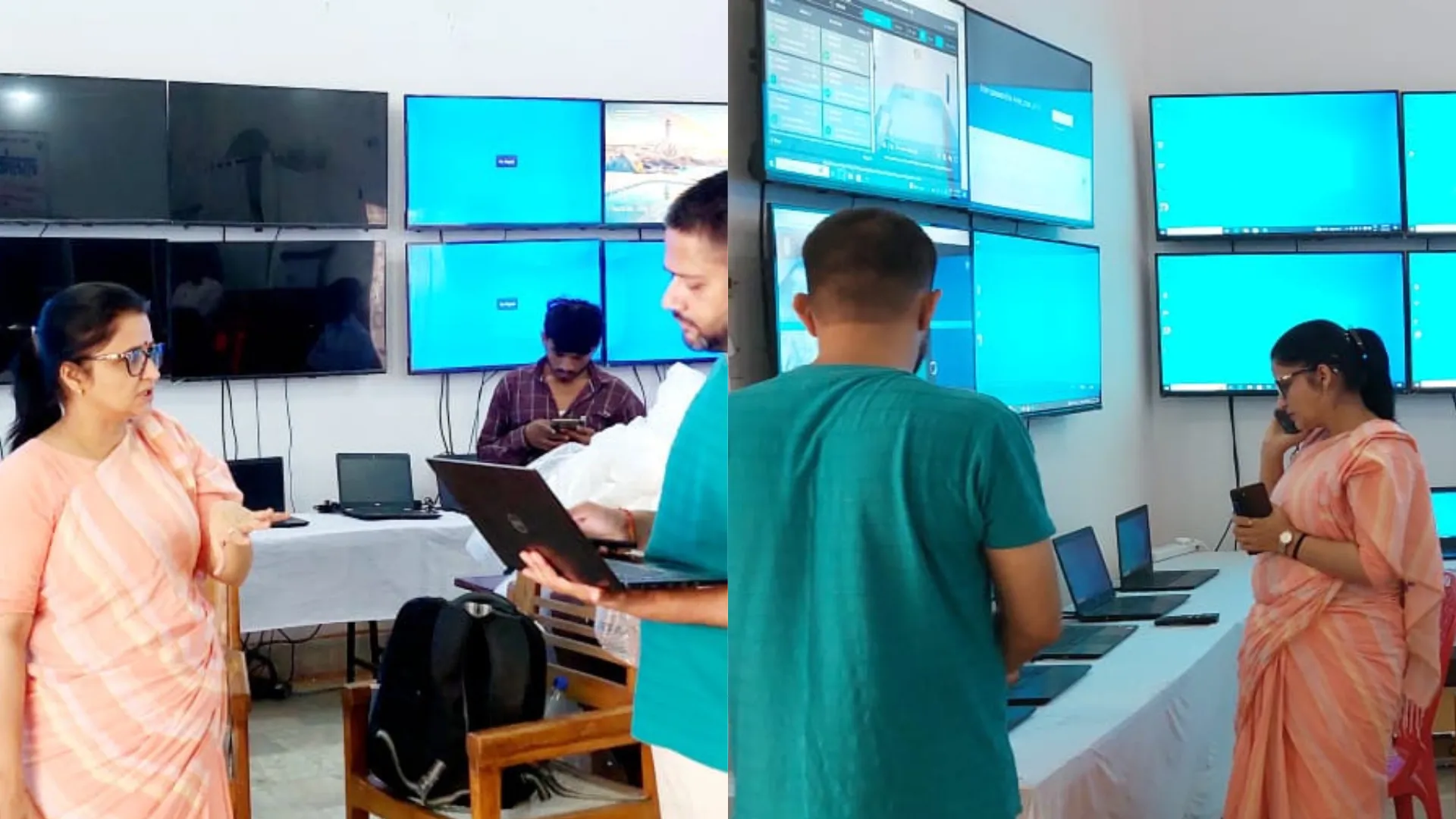 बहराइच: जिले के 50 प्रतिशत बूथों की होगी वेबकास्टिंग, कमाण्ड सेन्टर व इंटीग्रेटेड कन्ट्रोल रूम का DM ने किया निरीक्षण 